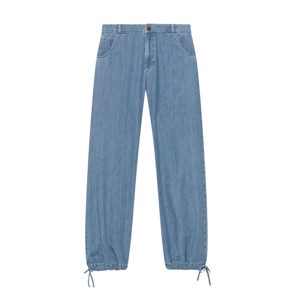 Mint Velvet Mid Indigo Balloon Jeans